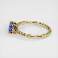 1.21 Ct. Violet Sapphire Ring, 14K Yellow Gold 4