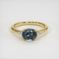 1.70 Ct. Sapphire Ring, 14K Yellow Gold 1