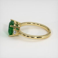 2.28 Ct. Emerald Ring, 18K Yellow Gold 4