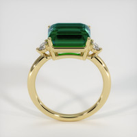 4.25 Ct. Emerald Ring, 18K Yellow Gold 3