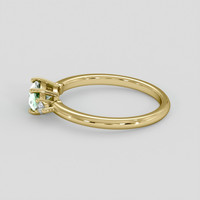 0.56 Ct. Emerald Ring, 18K Yellow Gold 4