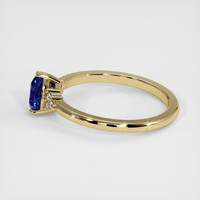 1.21 Ct. Violet Sapphire Ring, 18K Yellow Gold 4