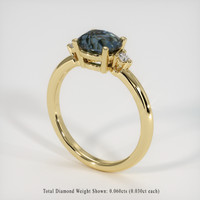 1.70 Ct. Sapphire Ring, 18K Yellow Gold 2