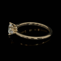 0.82 Ct. Sapphire Ring, 18K Yellow Gold 4