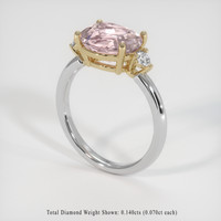 3.10 Ct. Gemstone Ring, 14K Yellow & White 2