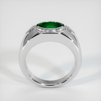 0.94 Ct. Emerald Ring, Platinum 950 3