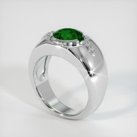 1.71 Ct. Emerald   Ring, Platinum 950 2