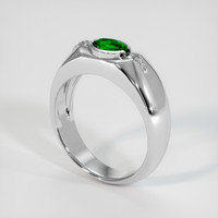 0.72 Ct. Gemstone Ring, Platinum 950 2