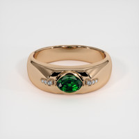 0.72 Ct. Gemstone Ring, 14K Rose Gold 1