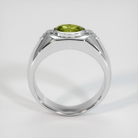 0.92 Ct. Green Tourmaline Ring, 10K White Gold 3