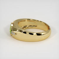 1.21 Ct. Green (Lime Green) Peridot Ring, 10K Yellow Gold 4