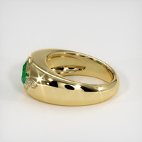 1.08 Ct. Emerald   Ring, 18K Yellow Gold 4