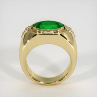 2.98 Ct. Emerald Ring, 18K Yellow Gold 3