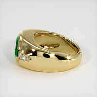 2.98 Ct. Emerald Ring, 18K Yellow Gold 4