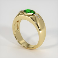 1.07 Ct. Gemstone Ring, 18K Yellow Gold 2