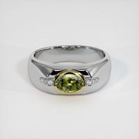 1.00 Ct. Gemstone Ring, 14K Yellow & White 1