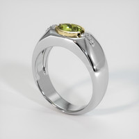 1.00 Ct. Gemstone Ring, 14K Yellow & White 2