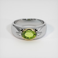 1.21 Ct. Gemstone Ring, 18K Yellow & White 1