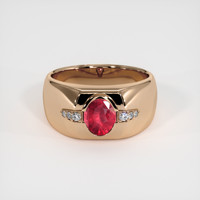 1.24 Ct. Gemstone Ring, 14K Rose Gold 1