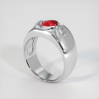 1.24 Ct. Red Spinel Ring, 10K White Gold 2