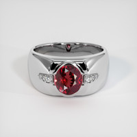 1.81 Ct. Gemstone Ring, 14K White Gold 1