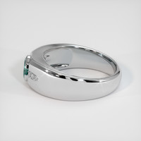 0.57 Ct. Gemstone Ring, 14K White Gold 4