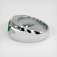 1.21 Ct. Emerald Ring, 18K White Gold 4