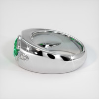 1.45 Ct. Emerald Ring, 18K White Gold 4