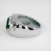 3.85 Ct. Emerald Ring, 18K White Gold 4