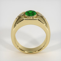 1.21 Ct. Emerald Ring, 18K Yellow Gold 3