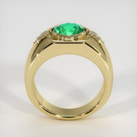 1.45 Ct. Emerald Ring, 18K Yellow Gold 3