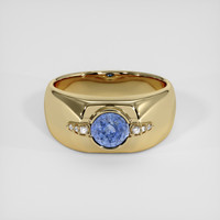 1.86 Ct. Blue Sapphire Ring, 18K Yellow Gold 1
