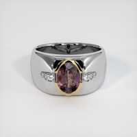 1.62 Ct. Gemstone Ring, 14K Yellow & White 1