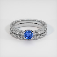 0.41 Ct. Sapphire Ring, Platinum 950 1