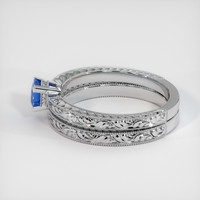 0.41 Ct. Sapphire Ring, Platinum 950 4