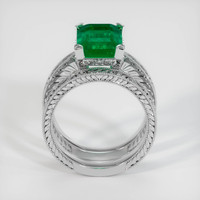 4.15 Ct. Emerald Ring, Platinum 950 3