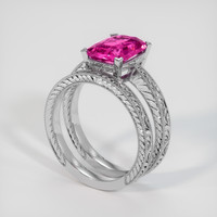 3.18 Ct. Sapphire Ring, Platinum 950 2
