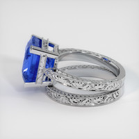 7.71 Ct. Sapphire Ring, 14K White Gold 4