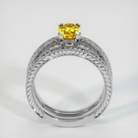 1.52 Ct. Bi Color Sapphire Ring, 18K White Gold 3