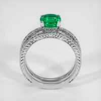 1.52 Ct. Emerald Ring, 18K White Gold 3