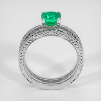 1.26 Ct. Emerald Ring, 18K White Gold 3
