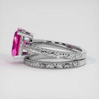 3.18 Ct. Sapphire Ring, 18K White Gold 4