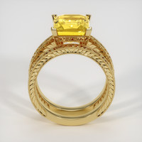 5.03 Ct. Yellow Sapphire Ring, 10K Yellow Gold 3