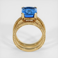 7.71 Ct. Sapphire Ring, 14K Yellow Gold 3
