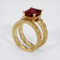 4.09 Ct. Gemstone Ring, 14K Yellow Gold 2