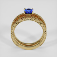 1.14 Ct. Bi Color Sapphire Ring, 14K Yellow Gold 3