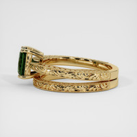 1.60 Ct. Yellowish Green Sapphire Ring, 14K Yellow Gold 4