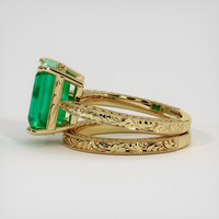 4.79 Ct. Emerald Ring, 18K Yellow Gold 4