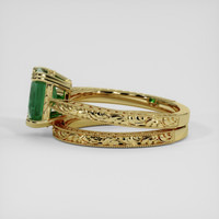 2.10 Ct. Emerald Ring, 18K Yellow Gold 4