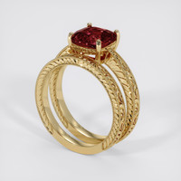 2.54 Ct. Gemstone Ring, 18K Yellow Gold 2